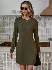 Акція на Сукня жіноча SHEIN GD-00162141 M Зелена від Rozetka
