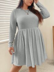 Акція на Сукня жіноча SHEIN GD-00162462 2XL Світло-сіра від Rozetka
