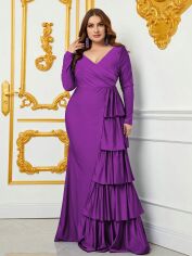 Акція на Сукня жіноча SHEIN GD-00162958 2XL Фіолетова від Rozetka