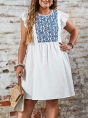 Акція на Сукня жіноча SHEIN GD-00163585 3XL Біла від Rozetka