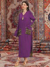 Акція на Сукня жіноча SHEIN GD-00161288 S Фіолетова від Rozetka