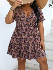 Акція на Сукня жіноча SHEIN GD-00163559 2XL Різнокольорова від Rozetka