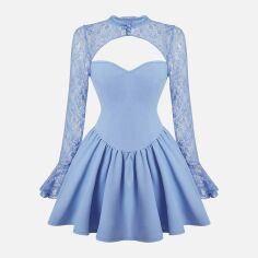 Акція на Сукня жіноча SHEIN GD-00163317 XS Синя від Rozetka