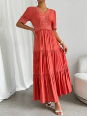 Акція на Сукня жіноча SHEIN GD-00163119 L Помаранчева від Rozetka