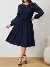 Акція на Сукня жіноча SHEIN GD-00163516 XL Темно-синя від Rozetka
