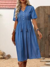 Акція на Сукня жіноча SHEIN GD-00163868 S Синя від Rozetka