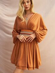 Акція на Сукня жіноча SHEIN GD-00164018 S Помаранчева від Rozetka