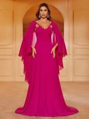 Акція на Сукня жіноча SHEIN GD-00162882 M Фуксія від Rozetka