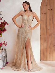 Акція на Сукня жіноча SHEIN GD-00162912 M Кремова від Rozetka