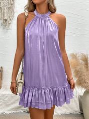 Акція на Сукня жіноча SHEIN GD-00159235 XL Фіолетова від Rozetka