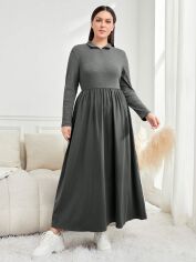 Акція на Сукня жіноча SHEIN GD-00161211 2XL Сіра від Rozetka