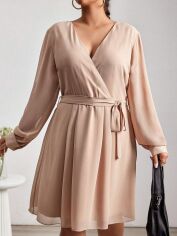 Акція на Сукня жіноча SHEIN GD-00160768 4XL Світло-рожева від Rozetka