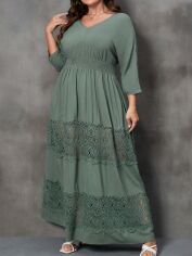Акція на Сукня жіноча SHEIN GD-00161321 XL Зелена від Rozetka
