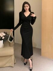 Акція на Сукня жіноча SHEIN GD-00162631 L Чорна від Rozetka