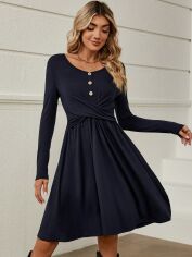 Акція на Сукня жіноча SHEIN GD-00163254 S Темно-синя від Rozetka