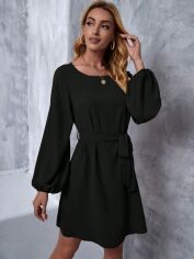 Акція на Сукня жіноча SHEIN GD-00098203 L Чорна від Rozetka