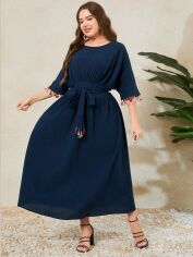Акція на Сукня жіноча SHEIN GD-00157153 XL Темно-синя від Rozetka