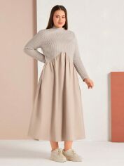 Акція на Сукня жіноча SHEIN GD-00157158 4XL Кремова від Rozetka