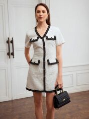 Акція на Сукня жіноча SHEIN GD-00158623 L Біла від Rozetka