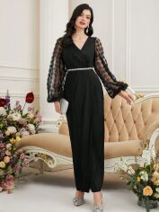 Акція на Сукня жіноча SHEIN GD-00158636 L Чорна від Rozetka