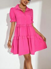 Акція на Сукня жіноча SHEIN GD-00158919 S Фуксія від Rozetka
