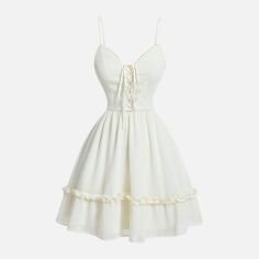 Акція на Сукня жіноча SHEIN GD-00158984 M Кремова від Rozetka
