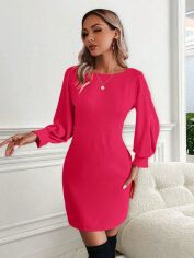 Акція на Сукня жіноча SHEIN GD-00158927 L Фуксія від Rozetka