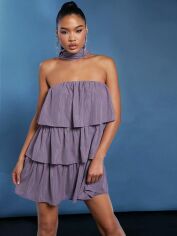 Акція на Сукня жіноча SHEIN GD-00159014 S Фіолетова від Rozetka