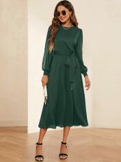 Акція на Сукня жіноча SHEIN GD-00159126 S Зелена від Rozetka