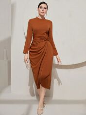 Акція на Сукня жіноча SHEIN GD-00159185 XL Помаранчева від Rozetka