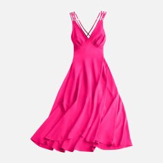 Акція на Сукня жіноча SHEIN GD-00160725 3XL Фуксія від Rozetka