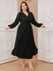 Акція на Сукня жіноча SHEIN GD-00160776 4XL Чорна від Rozetka