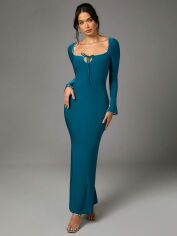 Акція на Сукня жіноча SHEIN GD-00161441 M Бірюзова від Rozetka