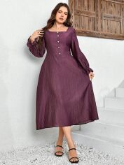Акція на Сукня жіноча SHEIN GD-00162213 4XL Фіолетова від Rozetka
