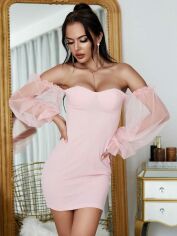 Акція на Сукня жіноча SHEIN GD-00162151 S Світло-рожева від Rozetka