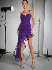 Акція на Сукня жіноча SHEIN GD-00162488 L Фіолетова від Rozetka