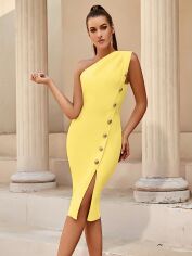 Акція на Сукня жіноча SHEIN GD-00163197 M Жовта від Rozetka