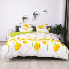 Акція на Комплект постільної білизни ТЕП Soft dreams Двоспальний 70 x 70 см Яскравий нарцис (2-03858_29565) від Rozetka