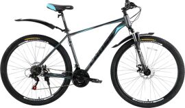 Акція на Велосипед Cross Forest 29" Рама 19.5" Grey-Black (29CWS-005089) від Rozetka