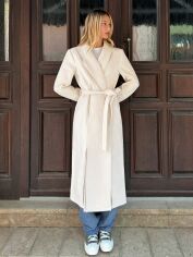 Акція на Пальто жіноче SHEIN GD-00134733 L Пудра від Rozetka