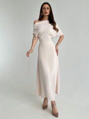 Акція на Плаття міді літнє жіноче SHEIN GD-00120174 XS Айворі від Rozetka