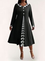 Акція на Сукня жіноча SHEIN GD-00163551 2XL Чорна від Rozetka