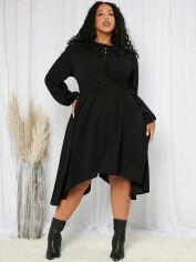 Акція на Сукня жіноча SHEIN GD-00163603 28-30 Чорна від Rozetka