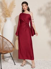 Акція на Сукня жіноча SHEIN GD-00164686 L Бордова від Rozetka
