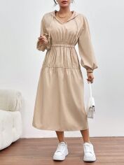Акція на Сукня жіноча SHEIN GD-00164545 L Хакі від Rozetka