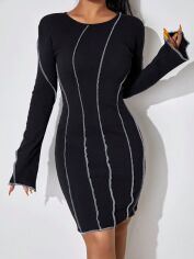 Акція на Сукня жіноча SHEIN GD-00164671 L Чорна від Rozetka