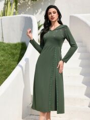Акція на Сукня жіноча SHEIN GD-00165534 L Зелена від Rozetka