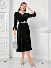 Акція на Сукня жіноча SHEIN GD-00164927 XL Чорна від Rozetka