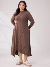 Акція на Сукня жіноча SHEIN GD-00165091 3XL Рожево-коричнева від Rozetka