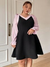Акція на Сукня жіноча SHEIN GD-00165092 2XL-Petite Чорна від Rozetka